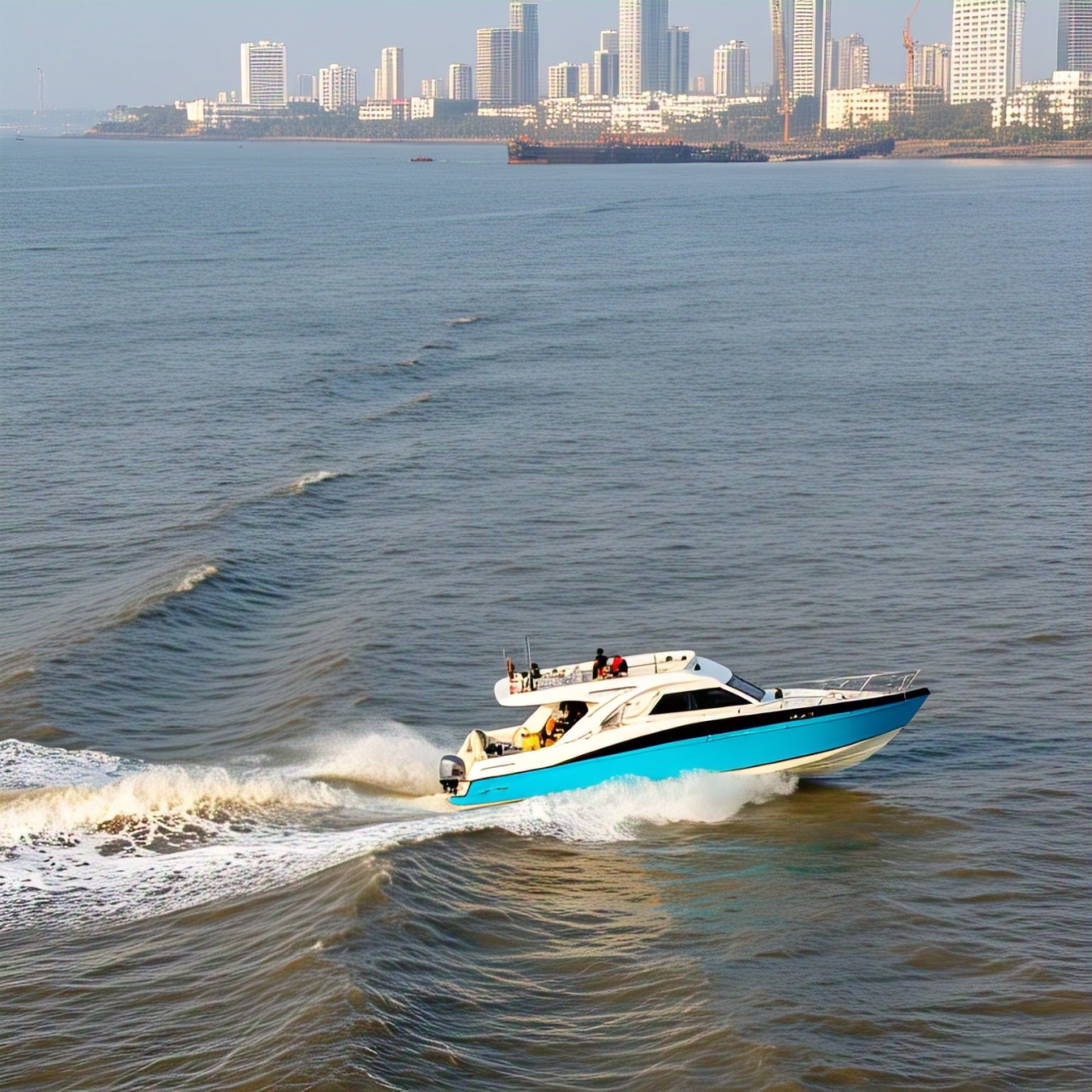 Mumbai to Alibaug Speed Boat Route